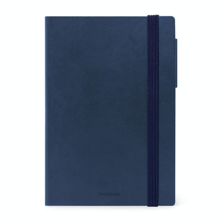 Agenda journalier 2022-2023 16 mois 12 x 18 cm Bleu - Legami - Rougier et Plé