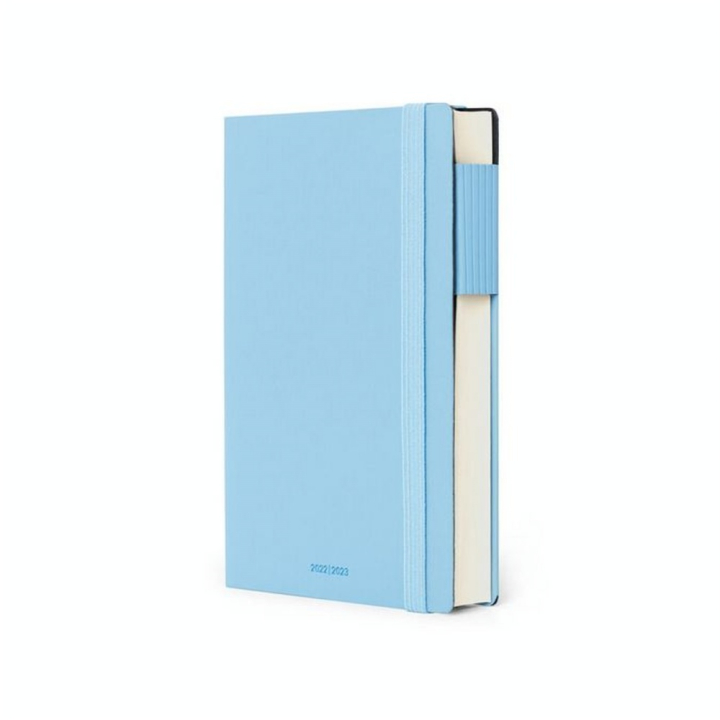 Agenda journalier 2022-2023 16 mois 12 x 18 cm Bleu ciel - Legami - Rougier et Plé