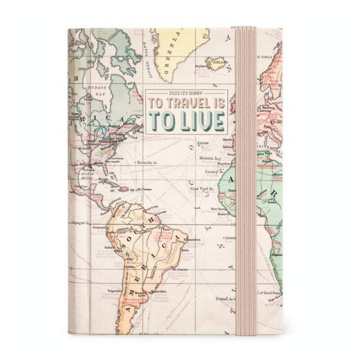 Agenda journalier 2022-2023 16 mois 9.5 x 13 cm Voyage - Legami - Rougier et Plé
