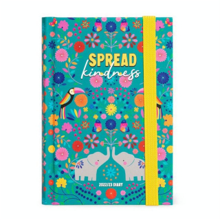 Agenda journalier 2022-2023 16 mois 9.5 x 13 cm Éléphant - Legami - Rougier et Plé
