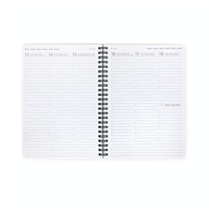 Agenda semainier à spirale 2022-2023 16 mois 15 x 21 cm Voyage - Legami - Rougier et Plé