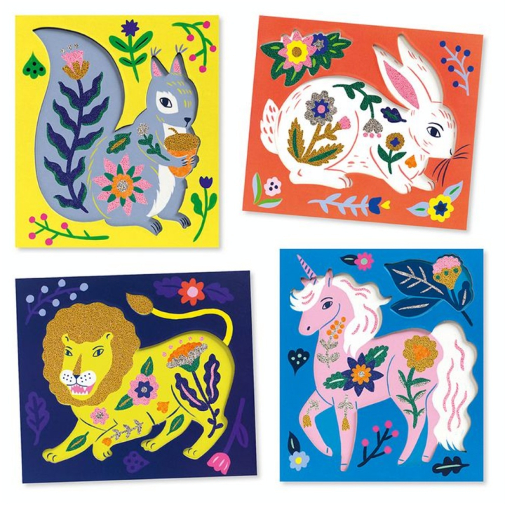 Coffret créatif Billes à coller Artistic Toisons de fleurs - Djeco - Rougier et Plé