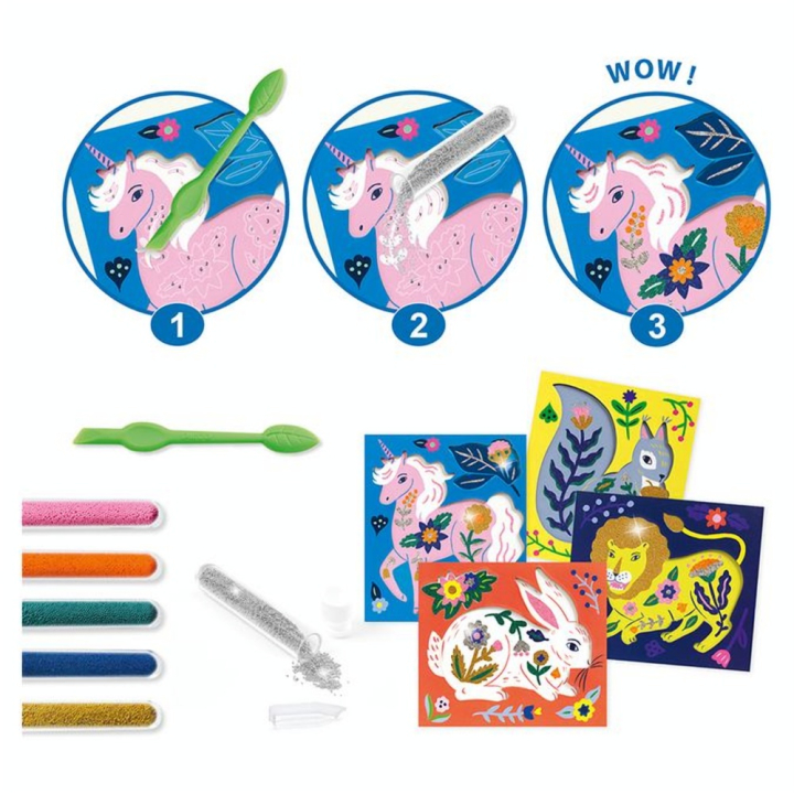 Coffret créatif Billes à coller Artistic Toisons de fleurs - Djeco - Rougier et Plé