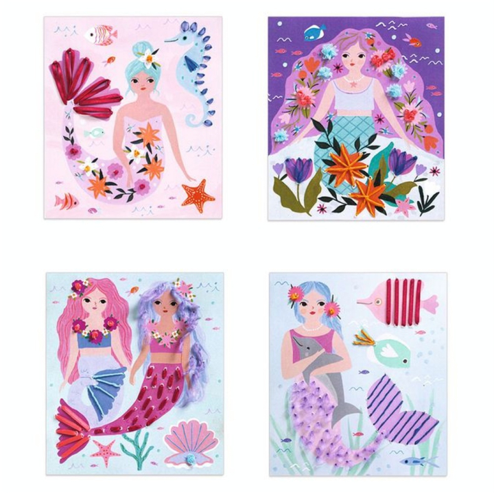 Coffret créatif Cartes à décorer Artistic Atlantis - Djeco - Rougier et Plé