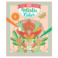 Coffret créatif Coloriage Artistic Flore - Djeco - Rougier et Plé