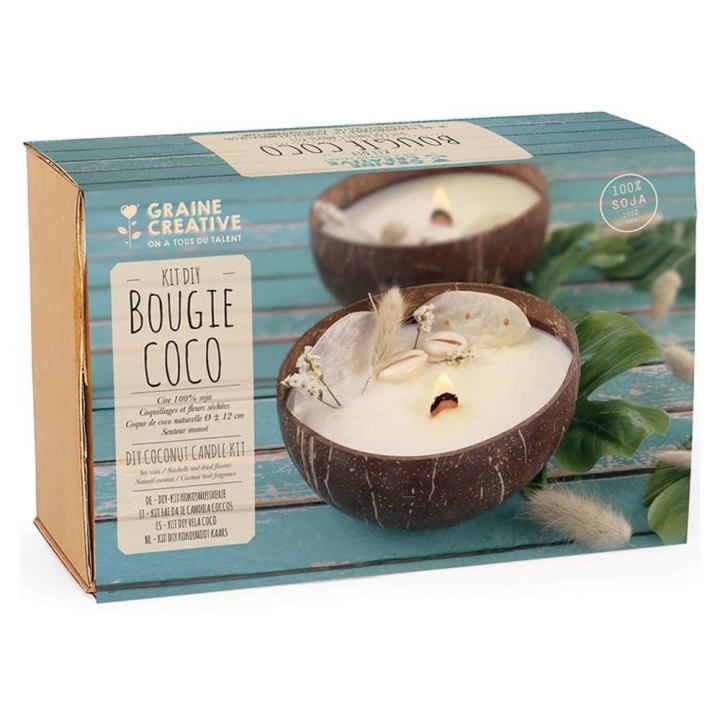 Bougie à fabriquer Kit Coco - Graine Créative - Rougier et Plé