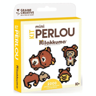 Perle à Repasser 2 mm mini Kit Rilakkuma 2000 pcs - Perlou - Rougier et Plé