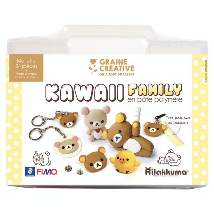 Kit figurine FIMO Kawaii Rilakkuma - Graine Créative - Rougier et Plé