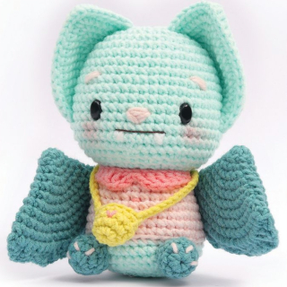 Kit Amigurumi Tori la Chauve-souris - Graine Créative - Rougier et Plé