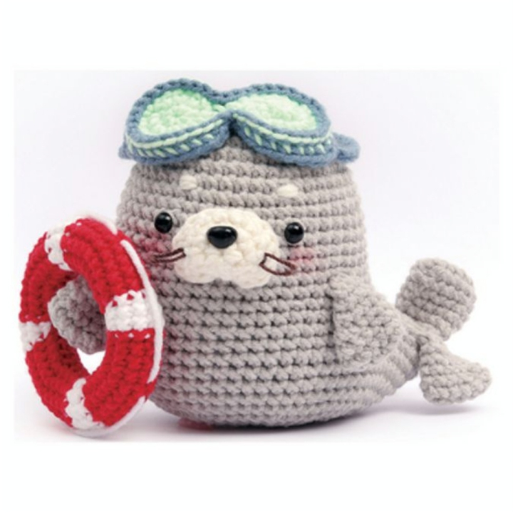 Kit Amigurumi Natto le Phoque - Graine Créative - Rougier et Plé