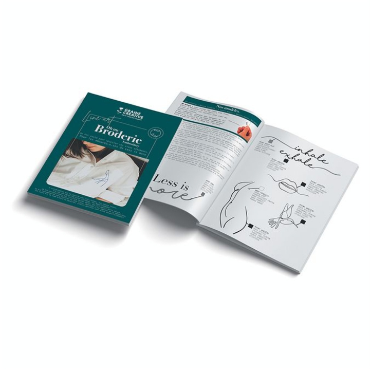Kit de broderie sur vêtement Line Art - Graine Créative - Rougier et Plé