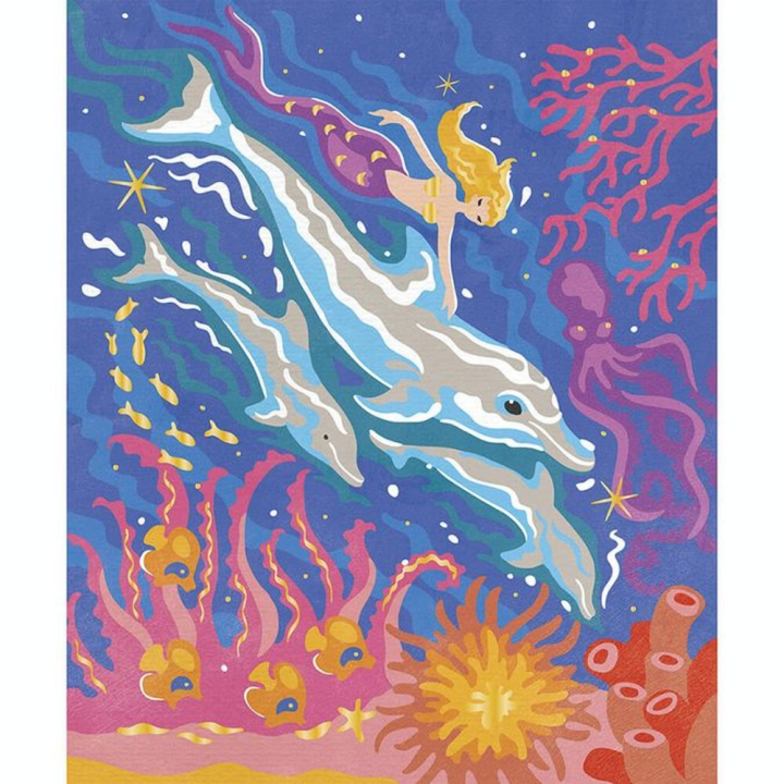 Peinture par Numéro Dauphins - Janod - Rougier et Plé