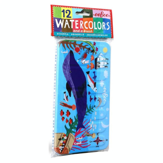 Peinture aquarelle 12 couleurs - Eeboo - Rougier et Plé