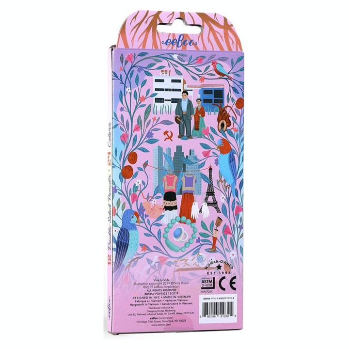 Crayon de couleur La Vida - Eeboo - Rougier et Plé
