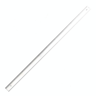 Règle transparente 1 biseau + bosselage 100 cm - Graphoplex - Rougier et Plé