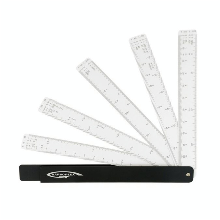 Règle de réduction éventail 10 échelles - Graphoplex - Rougier et Plé