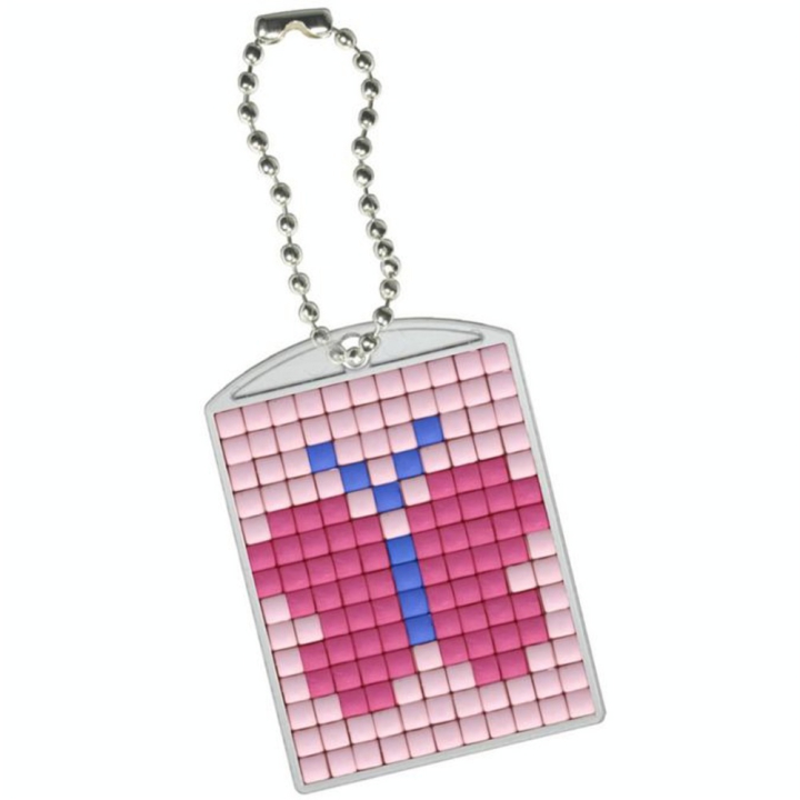 Kit créatif Pixel porte-clé 4 x 3 cm - Papillon - Pixel Hobby - Rougier et Plé