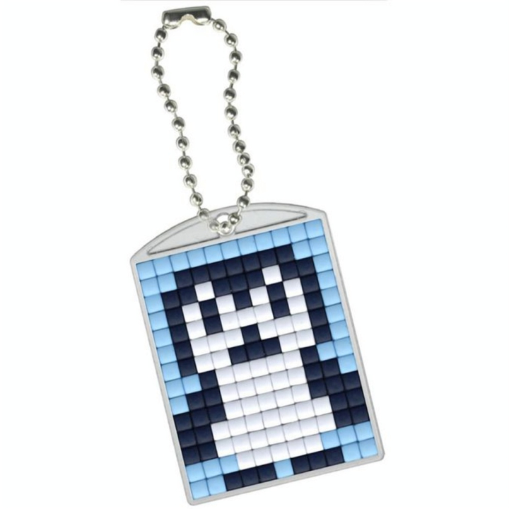 Kit créatif Pixel porte-clé 4 x 3 cm - Pingouin - Pixel Hobby - Rougier et Plé
