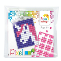 Kit créatif Pixel porte-clé 4 x 3 cm - Licorne - Pixel Hobby - Rougier et Plé