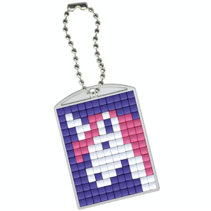 Kit créatif Pixel porte-clé 4 x 3 cm - Licorne - Pixel Hobby - Rougier et Plé