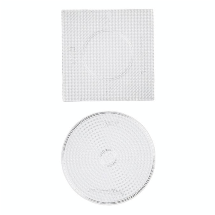 Plaque à picot pour Perle à repasser 5 mm Grand modèle 2 pcs - Perlou - Rougier et Plé