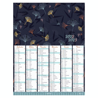 Calendrier 2022-2023 12 mois 21 x 27 cm - Editions Oberthur - Rougier et Plé