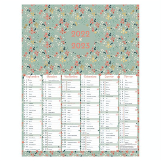 Calendrier Chelsea 2022-2023 12 mois 33.5 x 43 cm - Editions Oberthur - Rougier et Plé