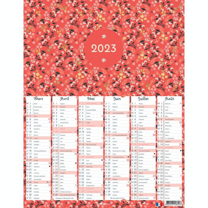 Calendrier Chelsea 2022-2023 12 mois 33.5 x 43 cm - Editions Oberthur - Rougier et Plé