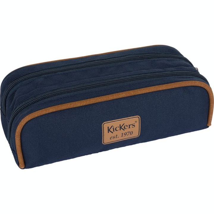 Trousse double 22 x 7,5 x 7 cm Boy - Kickers - Rougier et Plé