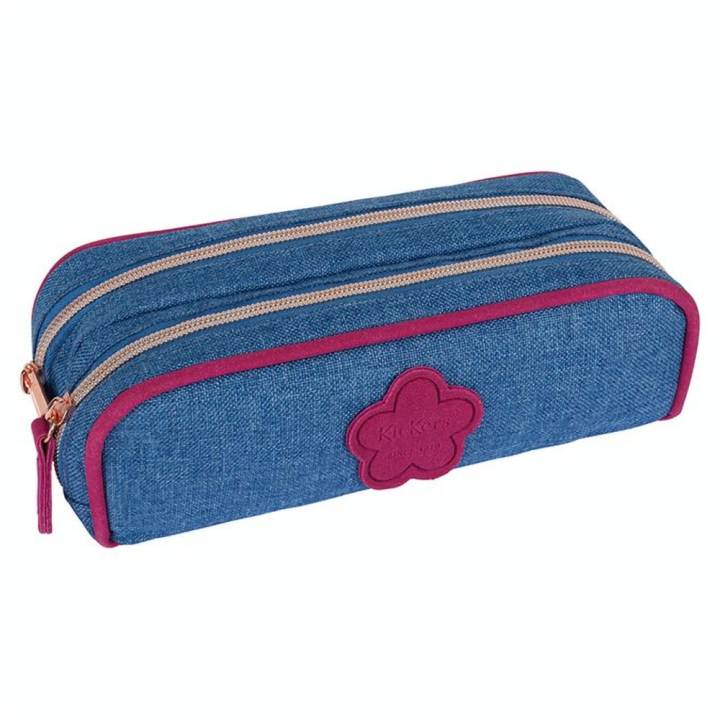 Trousse double 22 x 7,5 x 7 cm Girl - Kickers - Rougier et Plé