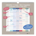 Calendrier d'organisation 2022-2023 Bloc 30 x 30 cm - Editions Oberthur - Rougier et Plé