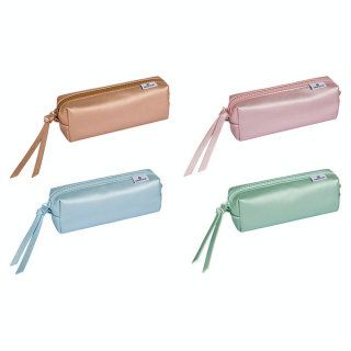 Trousse 1 compartiment 19,5 x 5 x 7 cm Pastel irisé - Editions Oberthur - Rougier et Plé