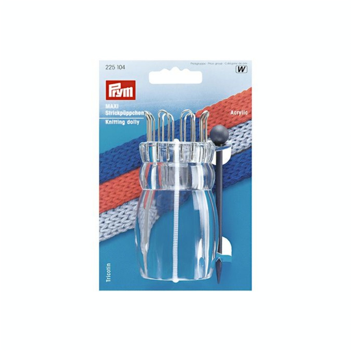 Tricotin manuel Maxi avec aiguille à tricoter Transparent - Prym - Rougier et Plé