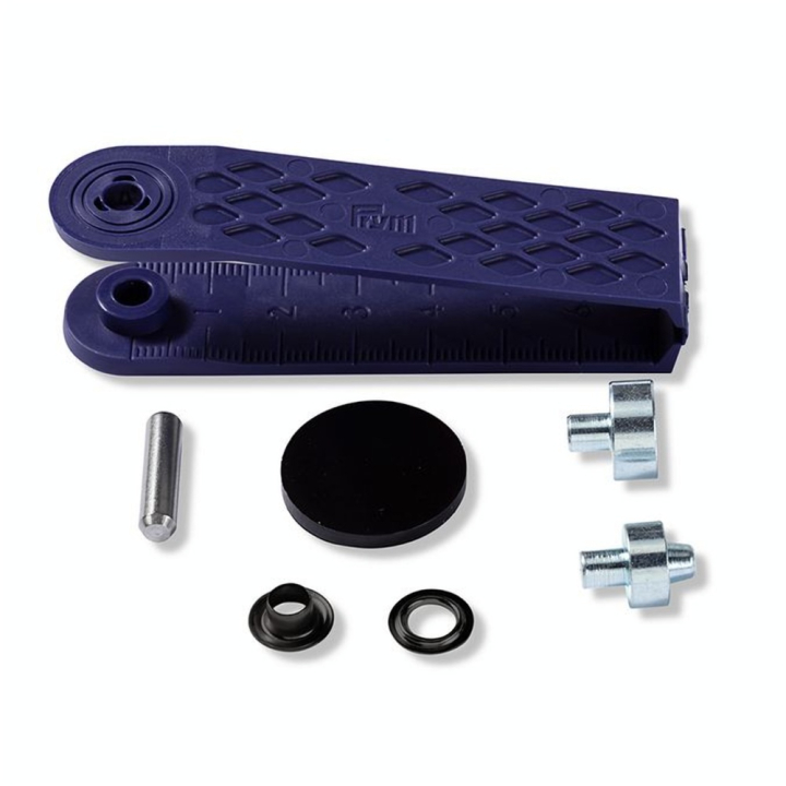 Œillets et rondelles Laiton 4 mm Laiton bruni 50 pcs + Outil de pose - Prym - Rougier et Plé