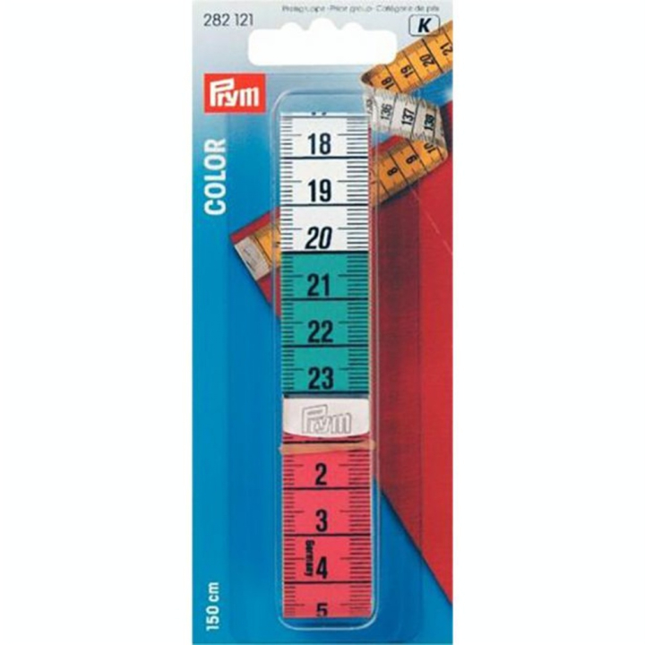 Mètre ruban Multicolore 150 cm x 19 mm x 0.5 mm - Prym - Rougier et Plé