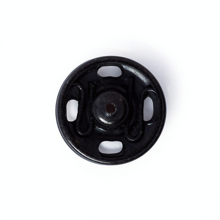 Bouton-pression à coudre 13 mm 6 pcs Noir - Prym - Rougier et Plé