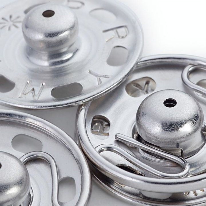 Bouton-pression à coudre 21 mm 3 pcs Argent - Prym - Rougier et Plé