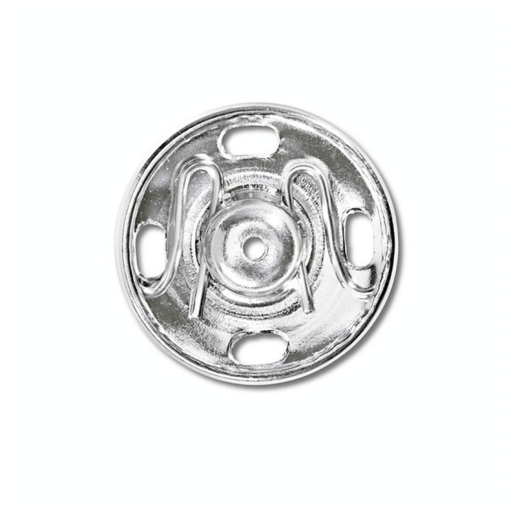 Bouton-pression à coudre 17 mm 4 pcs Argent - Prym - Rougier et Plé