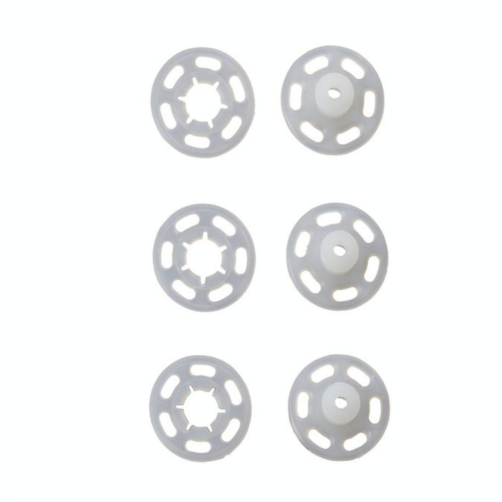 Bouton-pression à coudre 10 mm 18 pcs Transparent - Prym - Rougier et Plé