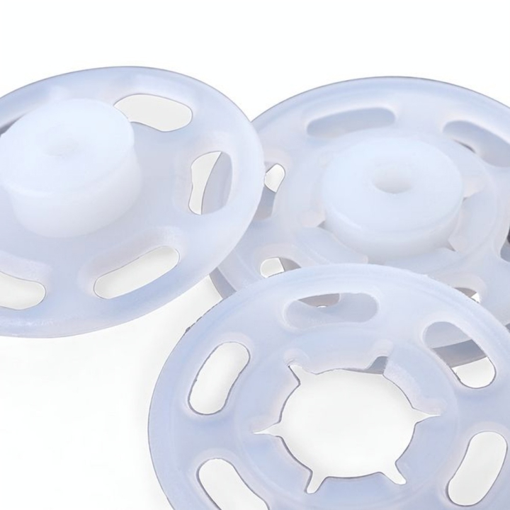 Bouton-pression à coudre 10 mm 18 pcs Transparent - Prym - Rougier et Plé