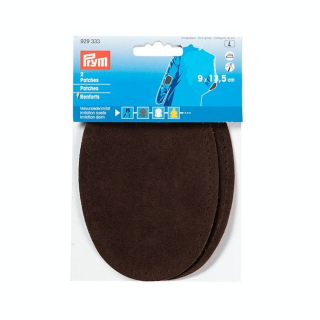 Renfort imitation daim Thermocollant 2 pcs 9 x 13,5 cm Noir - Prym - Rougier et Plé