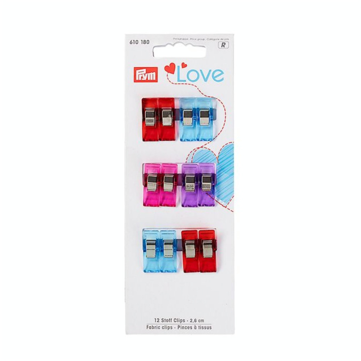 Pince à tissus 2.6 cm 12 pcs - Prym - Rougier et Plé