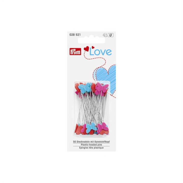 Épingle Tête plastique décorative 50 mm 50 pcs - Prym - Rougier et Plé