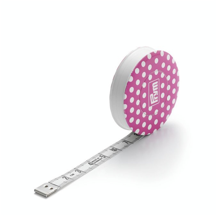 Mètre ruban enrouleur 150 cm Fuchsia - Prym - Rougier et Plé