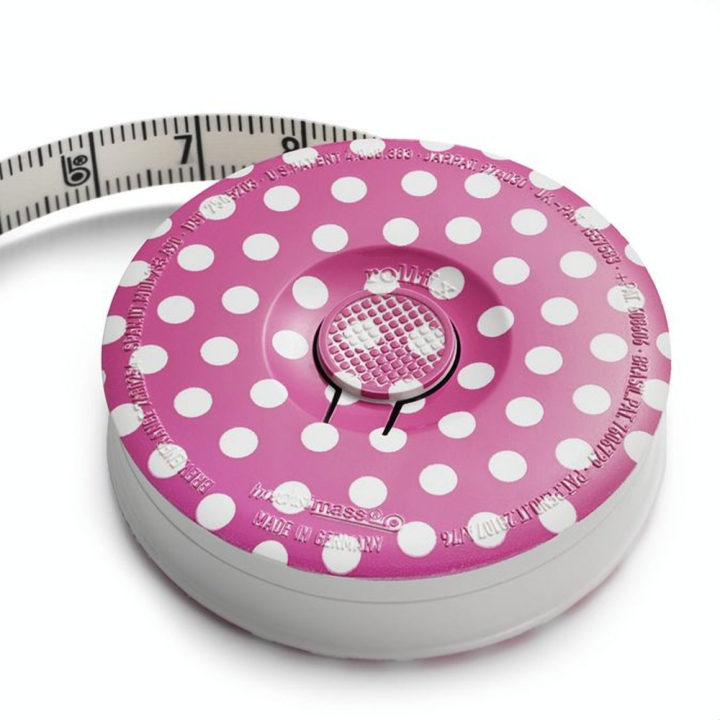 Mètre ruban enrouleur 150 cm Fuchsia - Prym - Rougier et Plé