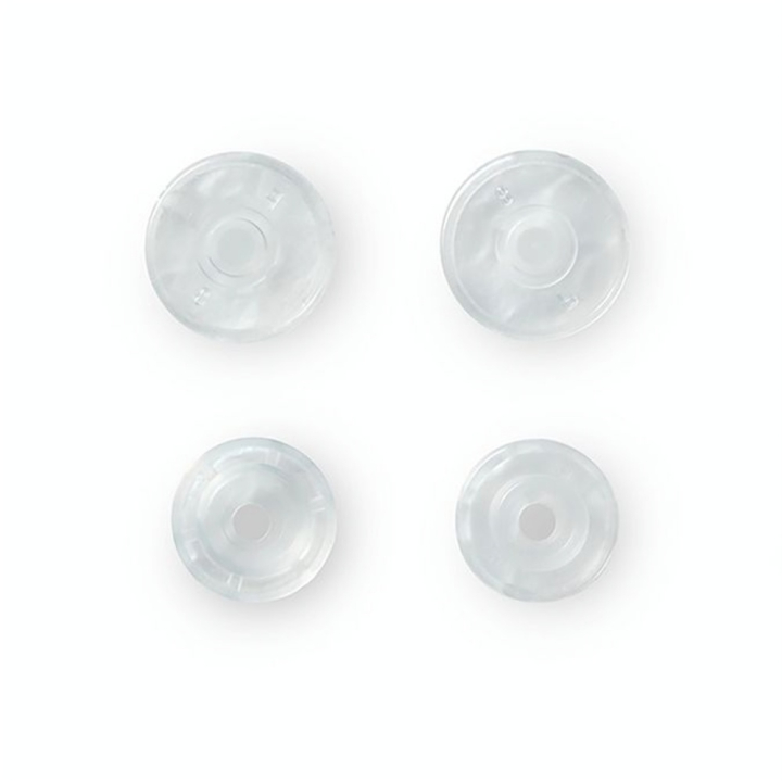 Bouton-pression Color Snaps Rond 12,4 mm Transparent mat - Prym - Rougier et Plé