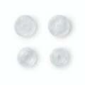 Bouton-pression Color Snaps Rond 12,4 mm Transparent brillant - Prym - Rougier et Plé