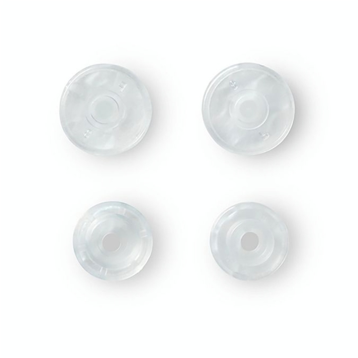 Bouton-pression Color Snaps Rond 12,4 mm Transparent brillant - Prym - Rougier et Plé