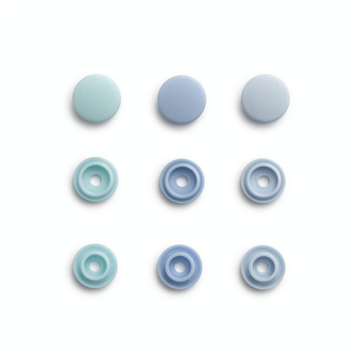 Bouton-pression Color Snaps Mini Rond 9 mm Bleu clair - Prym - Rougier et Plé