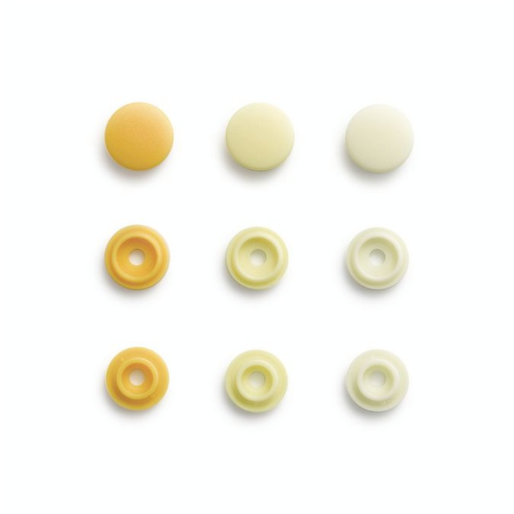 Bouton-pression Color Snaps Mini Rond 9 mm Jaune clair - Prym - Rougier et Plé